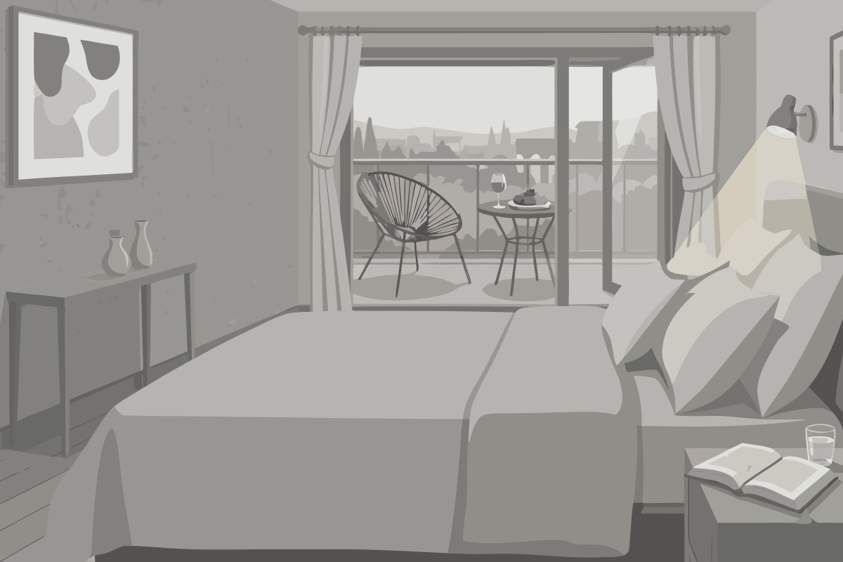 Bungalow with Two Double Beds